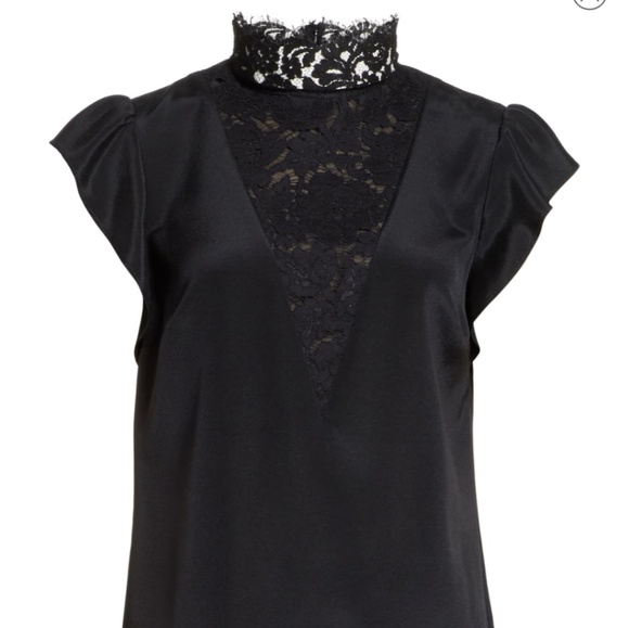 St. John Tops - St. John silk lace top